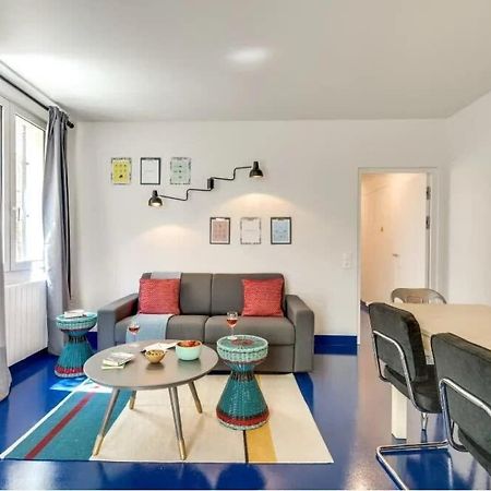 パリModern & Colourful 3Bd For 9 Guests In Le Marais!アパートメント エクステリア 写真
