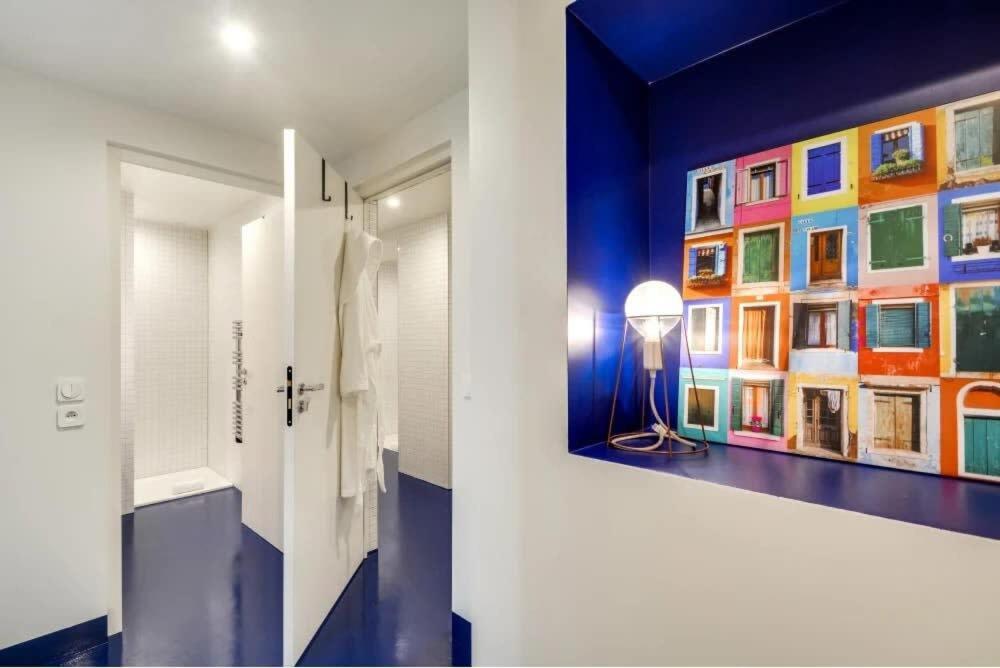 パリModern & Colourful 3Bd For 9 Guests In Le Marais!アパートメント エクステリア 写真